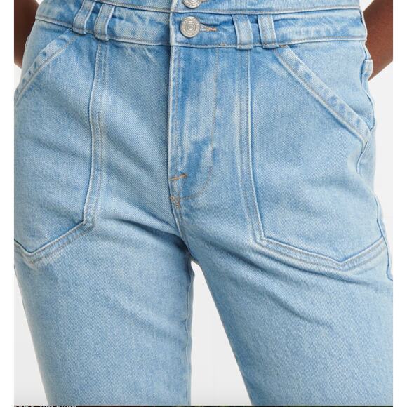 Frame Double Button Flare high-rise jeans in Caye Sz 25 - Picture 3 of 14